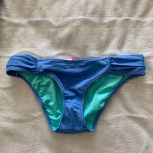 NWOT Victoria's Secret Blue Bikini Bottom with Protective Liner